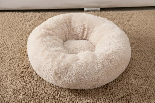 The Growing Mart Large Dog Bed Plush Washable Fluffy Pet Sofa Bed