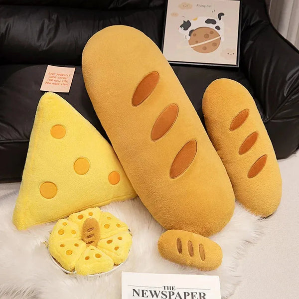 The Growing Mart Baguette Plush Toy Cute Kawaii Sofa Pillow Decor