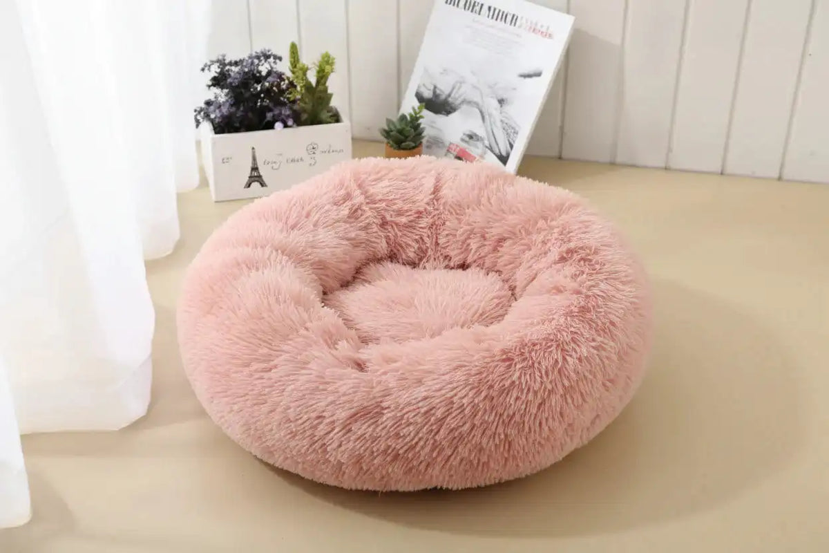 The Growing Mart Large Dog Bed Plush Washable Fluffy Pet Sofa Bed