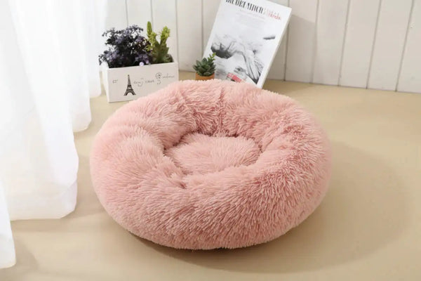 The Growing Mart Large Dog Bed Plush Washable Fluffy Pet Sofa Bed