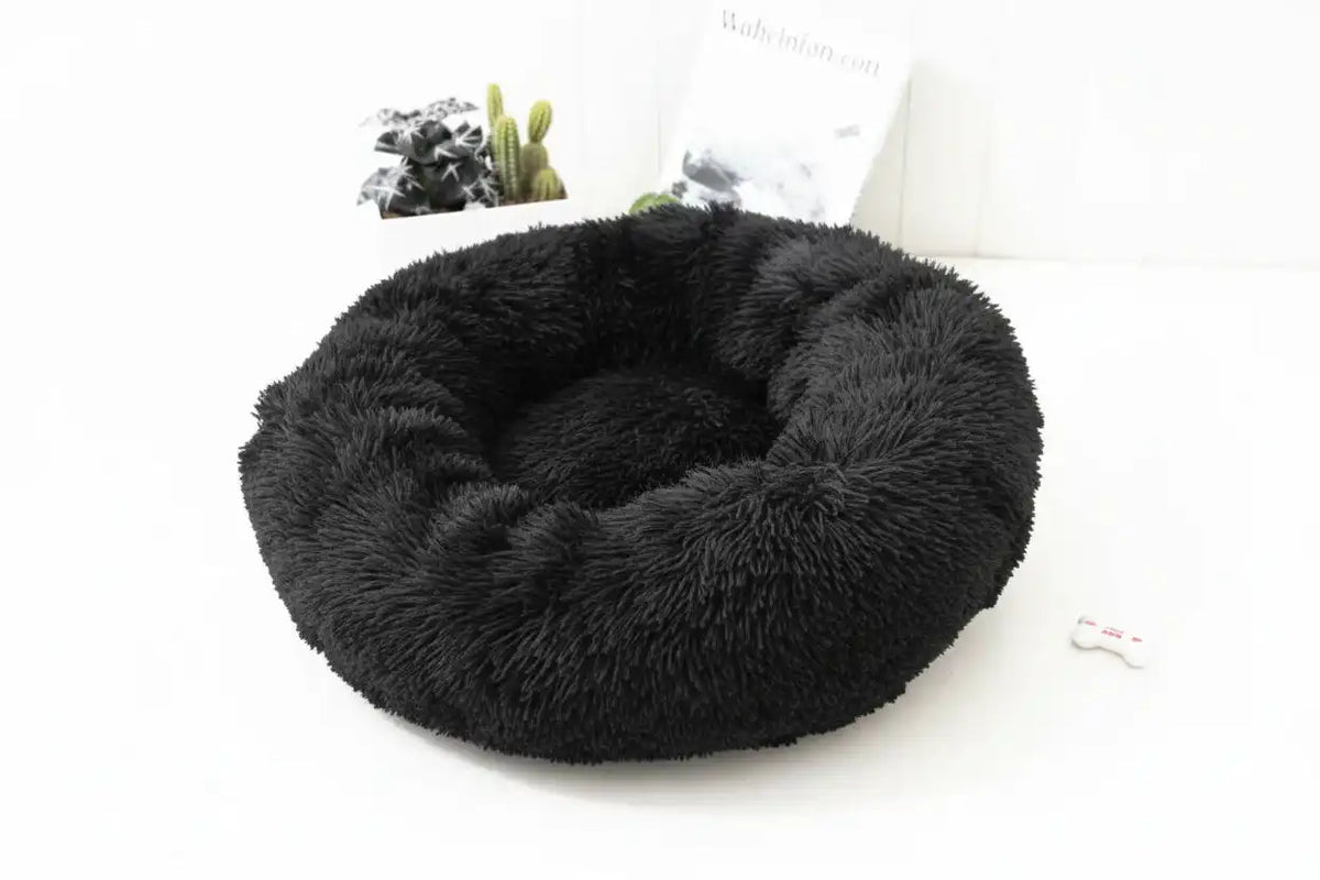 The Growing Mart Large Dog Bed Plush Washable Fluffy Pet Sofa Bed