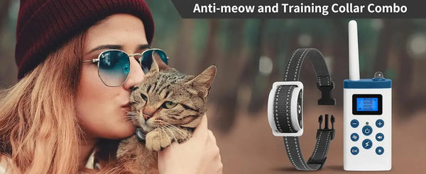 The Growing Mart Cat Training Collar – Smart Anti-Meow Behavior Control Device