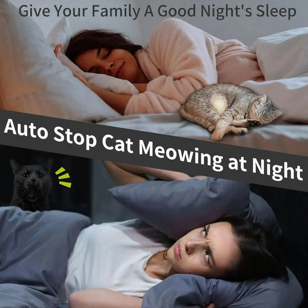 The Growing Mart Cat Training Collar – Smart Anti-Meow Behavior Control Device