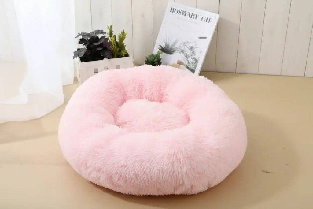 The Growing Mart Large Dog Bed Plush Washable Fluffy Pet Sofa Bed