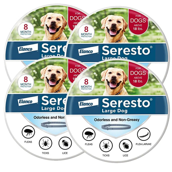 Flea & Tick Collar for Large Dogs , 8 Month Protection