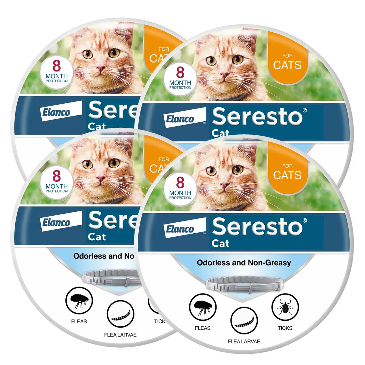 Flea and Tick Collar for Cats , 8 Month Protection