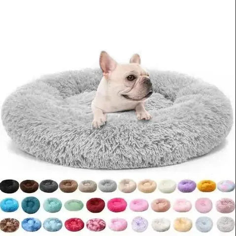 The Growing Mart Large Dog Bed Plush Washable Fluffy Pet Sofa Bed Secondary image