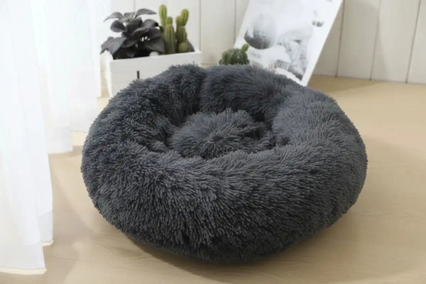 The Growing Mart Large Dog Bed Plush Washable Fluffy Pet Sofa Bed
