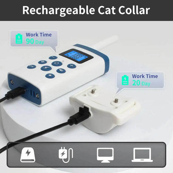 The Growing Mart Cat Training Collar – Smart Anti-Meow Behavior Control Device