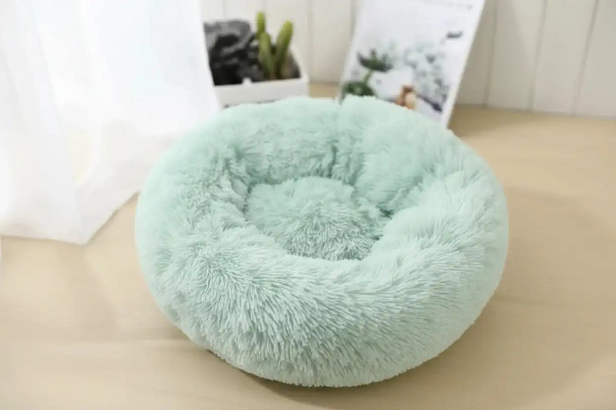 The Growing Mart Large Dog Bed Plush Washable Fluffy Pet Sofa Bed