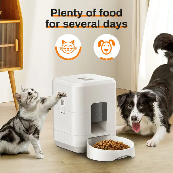 The Growing Mart Smart Pet Feeder with WiFi App Control & 2L Capacity