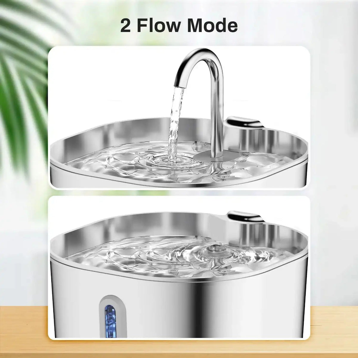 The Growing Mart Stainless Steel Cat Water Fountain – 2.2L Automatic Hydration System